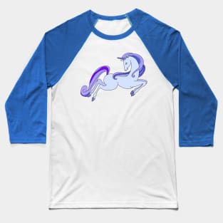 purple unicorn Baseball T-Shirt